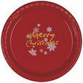 7" Plastic Plate - Red